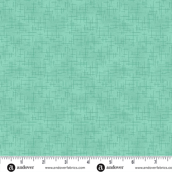 Retro Stitch Turquoise A-1527-LT Fabrics Andover Fabrics