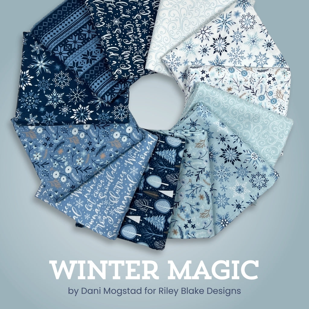 Winter Magic Half Yard Bundle Fabrics Riley Blake