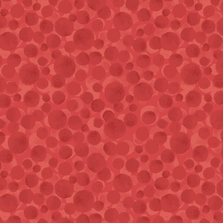 Bumbleberries Autumn Red BBS3 Fabrics Lewis & Irene