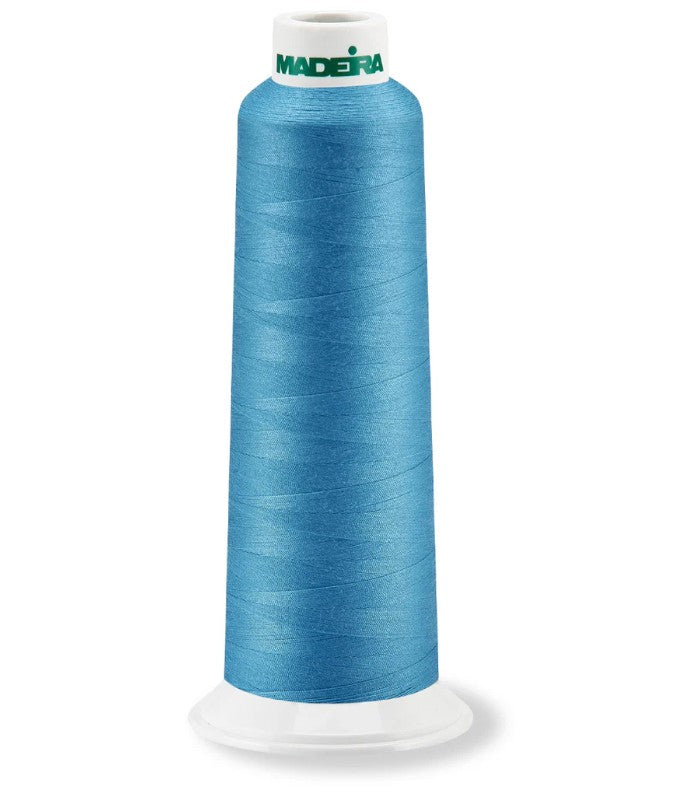 Madeira AeroQuilt 40 - Premium Longarm Quilting Thread, 9892 Bright Turquoise Thread Madeira