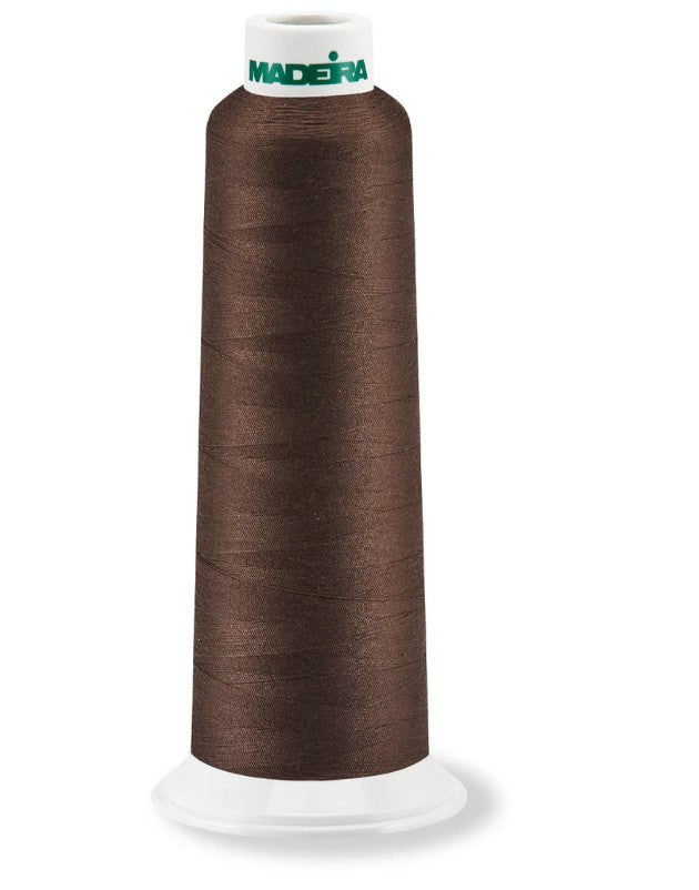 Madeira AeroQuilt 40 - Premium Longarm Quilting Thread, 9290 Brown Thread Madeira