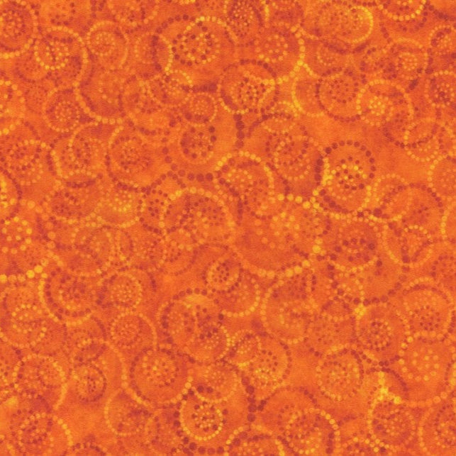 Coloressence Dotted Scroll Orange 31094 CC Fabrics QT Fabrics