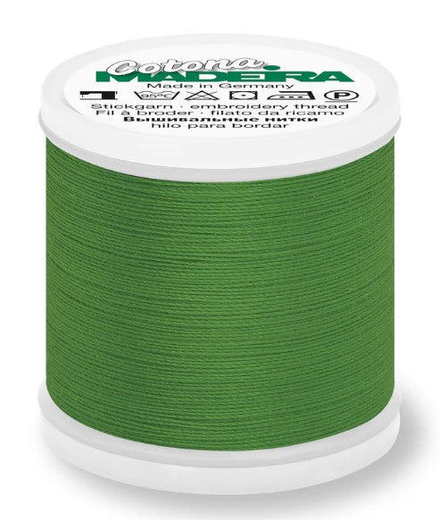 Madeira Cotona 30 - Premium Cotton Quilting & Sewing Thread, 777 Dark Avocado Thread Madeira