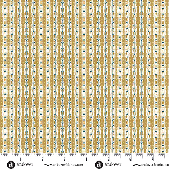 Beach House Dockside Gold A-1170-Y Fabrics Andover Fabrics
