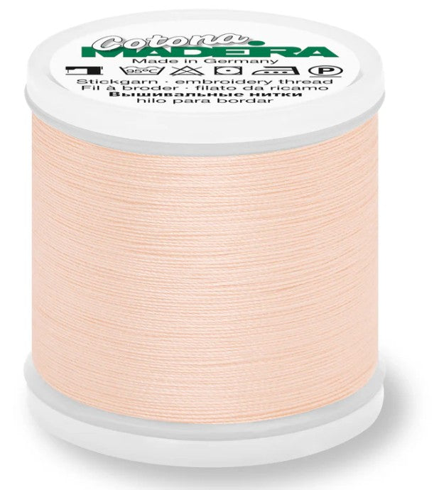 Madeira Cotona 30 - Premium Cotton Quilting & Sewing Thread, 585 Light Peace Thread Madeira