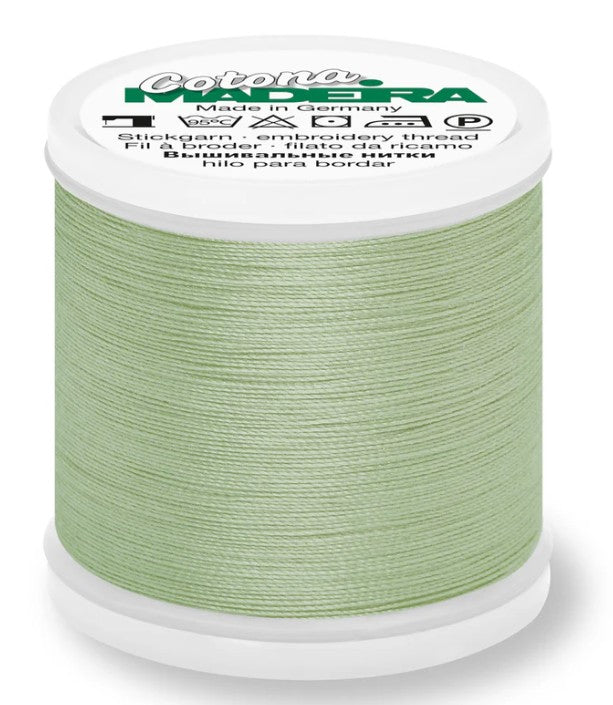 Madeira Cotona 30 - Premium Cotton Quilting & Sewing Thread, 713 Medium Avocado Thread Madeira