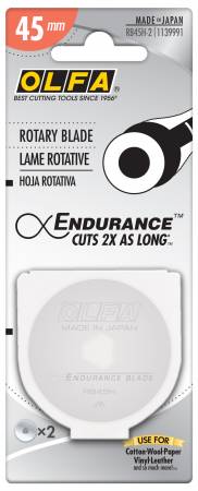 Olfa Endurance Rotary Replacement Blade 2pk #RB45H-2 Tool Checker   