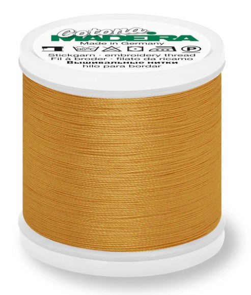 Madeira Cotona 30 - Premium Cotton Quilting & Sewing Thread, 760 Orange Sunrise Thread Madeira