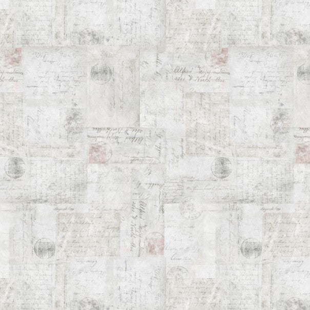 Harmony Digital Postcards Light Pewter Y4583-118 Fabrics Clothworks