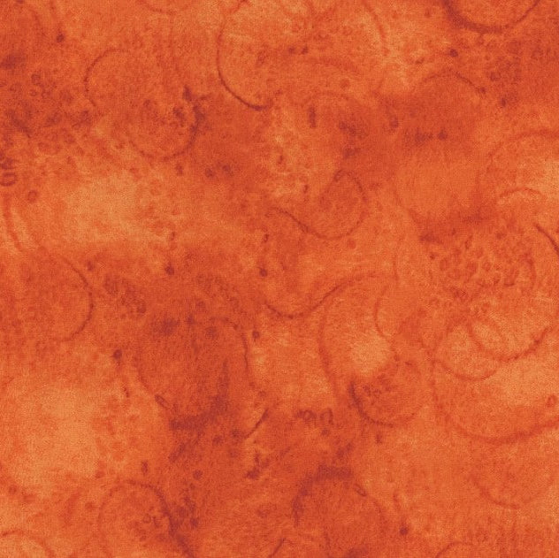 Watercolor Swirls Pumpkin C680 CC Fabrics Riley Blake