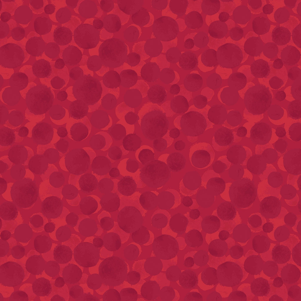 Bumbleberries Postbox Red 23 Fabrics Lewis & Irene   