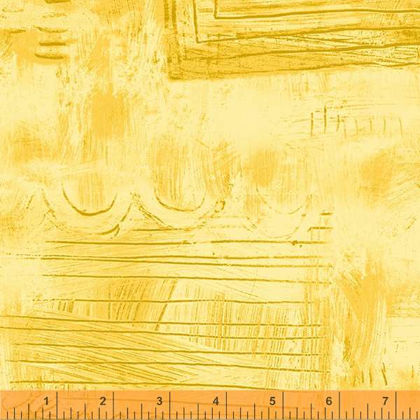 Colorwash Scribble Honey 53120-5 W-127 Fabrics Windham Fabrics